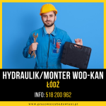 Monter wod-kan / Hydraulik, sieci zewnętrzne. Praca Łódź