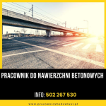 Pracownik fizyczny / Pomocnik drogowy. Do przyuczenia. Delegacji.