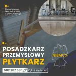 Posadzkarz przemysłowy/Płytkarz. Niemcy, niemiecka umowa, bez języka. Od zaraz