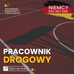 Brygadzista, pracownik drogowy. Niemcy, niemiecka umowa, Okolice Berlina