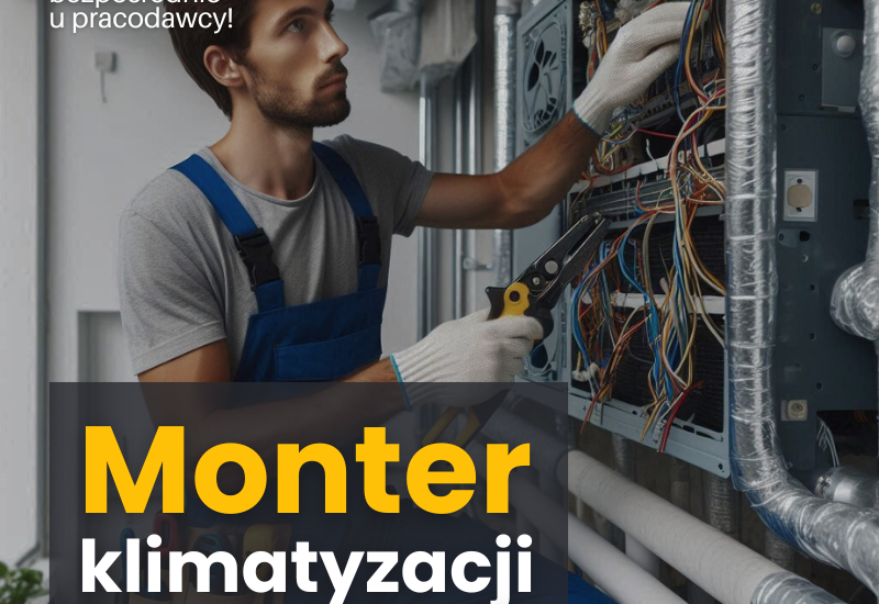 Monter klimatyzacji i wentylacji/Pomocnik – praca w delegacji