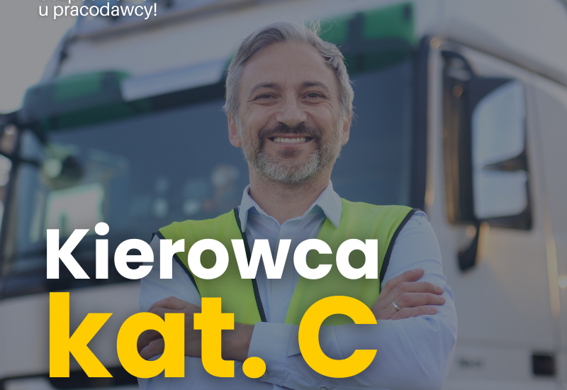 Kierowca kat. C – bez języka niemieckiego