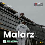 Norwegia, Oslo. Malarz-pomocnik.