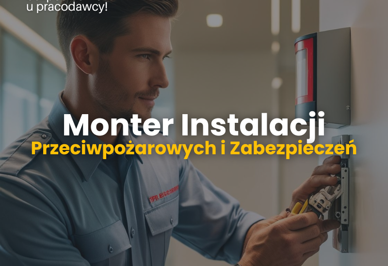 Monter Instalacji Przeciwpożarowych i Zabezpieczeń –  Irlandia