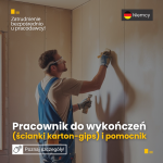 Pracownik do wykończeni wnętrz/suche zabudowy oraz Pomocnik – Niemcy